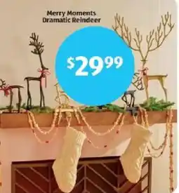 Aldi Merry Moments Dramatic Reindeer offer