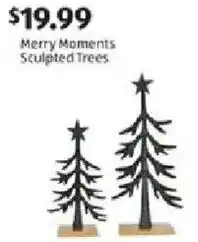 Aldi Merry Moments Sculpted Trees offer