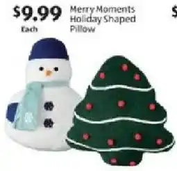 Aldi Merry Moments Holiday Shaped Pillow offer