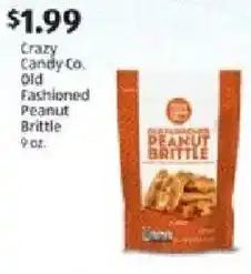 Aldi Crazy Candy Co. Old Fashioned Peanut Brittle offer