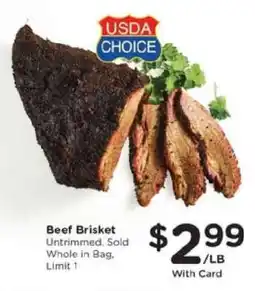 Kroger Beef Brisket offer