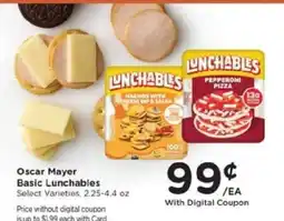 Kroger Oscar Mayer Basic Lunchables offer