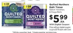 Kroger Quilted Northern Bath Tissue offer