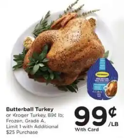 Kroger Butterball Turkey offer