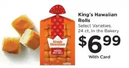 Kroger King's Hawaiian Rolls offer