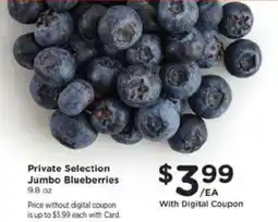 Kroger Private Selection Jumbo Blueberries offer