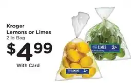 Kroger Kroger Lemons or Limes offer