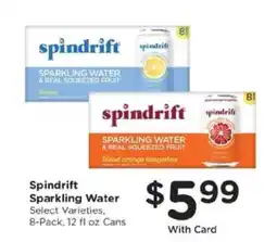Kroger Spindrift Sparkling Water offer