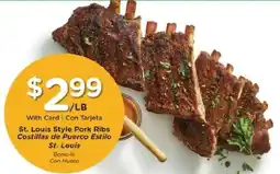 Kroger St. Louis Style Pork Ribs offer