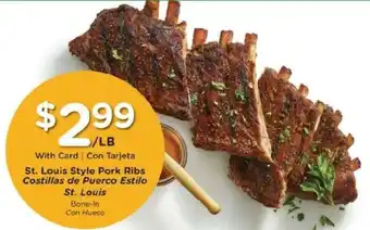 Kroger St. Louis Style Pork Ribs offer