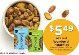 Kroger Wonderful Pistachios offer