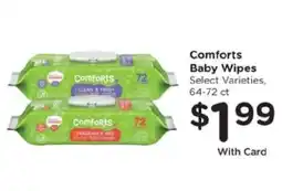 Kroger Comforts Baby Wipes offer