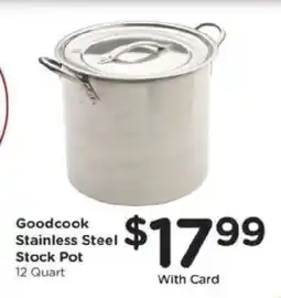 Kroger Goodcook Stainless Steel Stock Pot offer