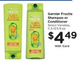 Kroger Garnier Fructis Shampoo or Conditioner offer