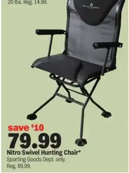 Meijer Nitro Swivel Hunting Chair offer