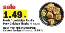 Meijer Fresh from Meijer Family Pack Chicken Thighs offer