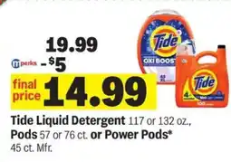 Meijer Tide Liquid Detergent offer