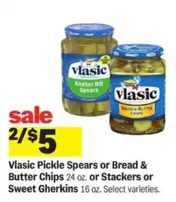 Meijer Vlasic Pickle Spears or Bread & Butter Chips offer