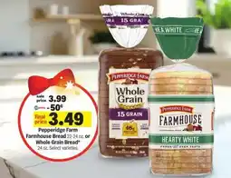Meijer Pepperidge Farm Farmhouse Bread offer