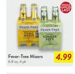 Fresh Thyme Fever-Tree Mixers offer