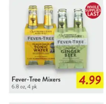 Fresh Thyme Fever-Tree Mixers offer
