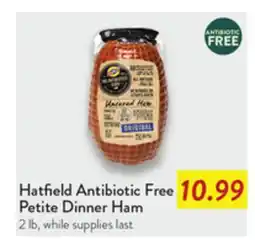 Fresh Thyme Hatfield Antibiotic Free Petite Dinner Ham offer