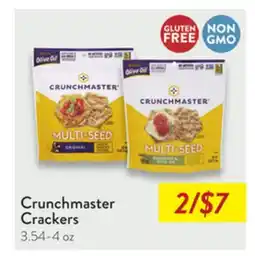 Fresh Thyme Crunchmaster Crackers offer