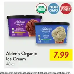Fresh Thyme Alden's Organic Ice Cream offer