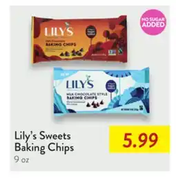 Fresh Thyme Lily's Sweets Baking Chips offer