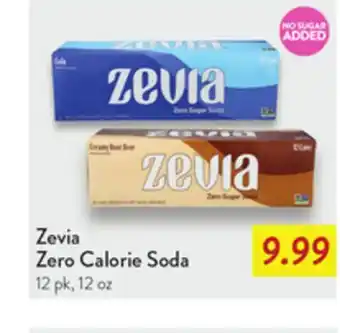 Fresh Thyme Zevia Zero Calorie Soda offer