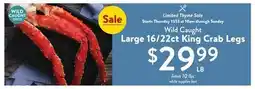 Fresh Thyme Large 16/22ct King Crab Legs offer