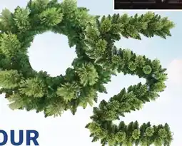 Ace Hardware 24 Prelit LED Multi-Color Mixed Pine Wreath offer