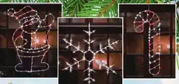Ace Hardware Santa, Snowflake or Candy Cane LED Silhouette offer