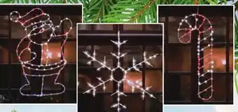 Ace Hardware Santa, Snowflake or Candy Cane LED Silhouette offer