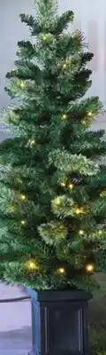 Ace Hardware 4' Prelit Color-Changing LED Mixed Pine Potted Tree offer