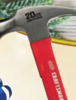 Ace Hardware Select CRAFTSMAN Hand Tools 20 Oz. Fiberglass Handle Hammer offer