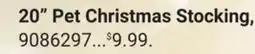 Ace Hardware 20 Pet Christmas Stocking offer