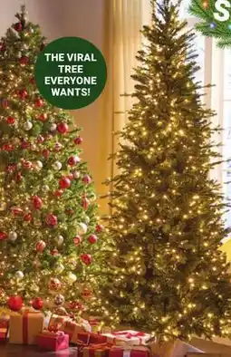 Ace Hardware 7.5' Color-Changing LED Emerald Pine Tree offer