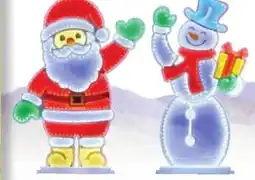 Ace Hardware LED Infinity 30 Santa or 31 Snowman Yard Décor offer