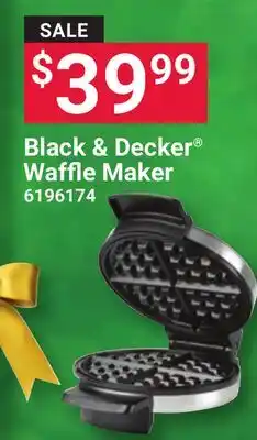 Ace Hardware Black & Decker Waffle Maker offer