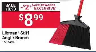 Ace Hardware Libman Stiff Angle Broom offer