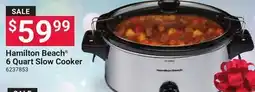 Ace Hardware Hamilton Beach 6 Quart Slow Cooker offer
