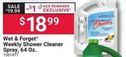 Ace Hardware Wet & Forget Weekly Shower Cleaner Spray 64 Oz offer