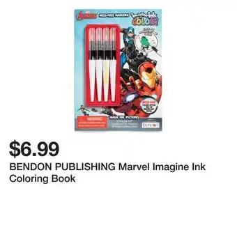 Marshalls BENDON PUBLISHING Marvel Imagine Ink Coloring Book offer