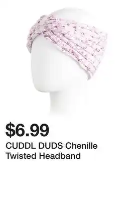 Marshalls CUDDL DUDS Chenille Twisted Headband offer
