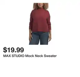 Marshalls MAX STUDIO Mock Neck Sweater offer