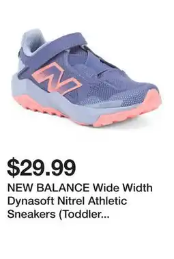 Marshalls NEW BALANCE Wide Width Dynasoft Nitrel Athletic Sneakers (Toddler Little Kid) offer