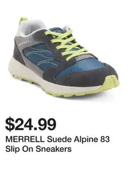 Marshalls MERRELL Suede Alpine 83 Slip On Sneakers offer