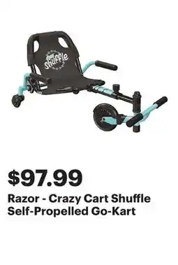 Best Buy Razor - Crazy Cart Shuffle Self-Propelled Go-Kart offer
