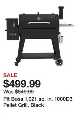 Tractor Supply Company Pit Boss 1,021 sq. in. 1000D3 Pellet Grill, Black offer